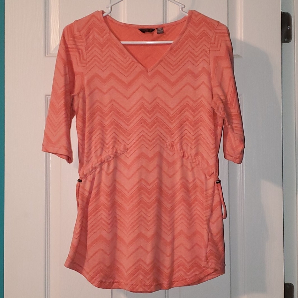 Coral colored top